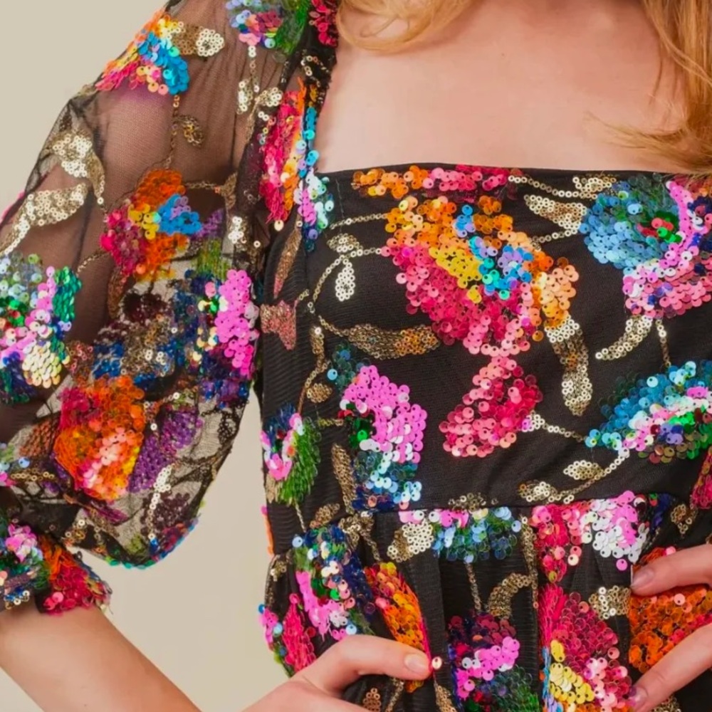 NWT Stunning Sequin Dress - Picture 6 of 6